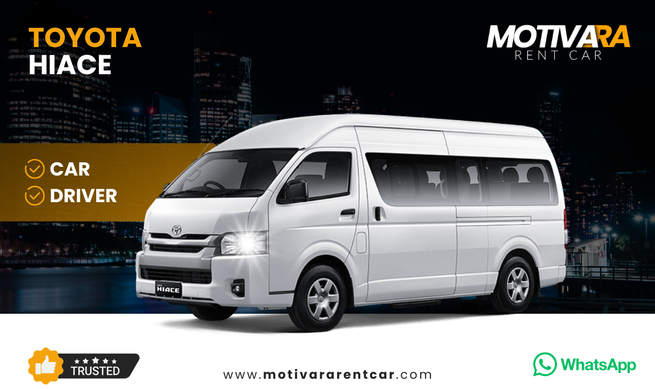 rental mobil Hiace jabodetebek